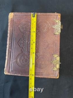 CIVIL WAR PHOTO ALBUM MILITARY GENERALS Grant, Banks & NY Infantry Co. A 109th