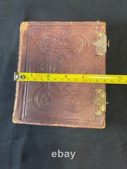 CIVIL WAR PHOTO ALBUM MILITARY GENERALS Grant, Banks & NY Infantry Co. A 109th