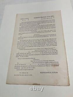 CIVIL War26union General Orders Proclamation Circular Orders Tenn Va Etc1773