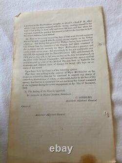 CIVIL War26union General Orders Proclamation Circular Orders Tenn Va Etc1773