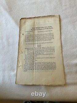 CIVIL War26union General Orders Proclamation Circular Orders Tenn Va Etc1773