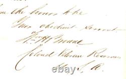 CIVIL War 36th New York General William H Browne Letter 1864