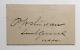 Civil War Autograph Clipped Signature Signed Lieutenant General Philip Sheridan
