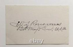 CIVIL War Autograph Signature Card Signed Brigadier General William Rosecrans