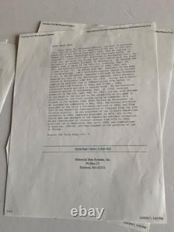 CIVIL War Colonel Hero Of Corinth Ms & Mission Ridge Sgn G. B Raum Pension 1892