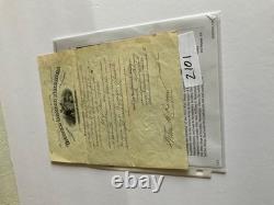 CIVIL War Colonel Hero Of Corinth Ms & Mission Ridge Sgn G. B Raum Pension 1892