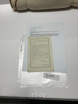 CIVIL War Colonel John Sanderson Mourning Order Saint Louis 1864