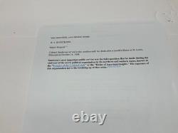 CIVIL War Colonel John Sanderson Mourning Order Saint Louis 1864