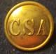 Civil War Confederate Army General Service C S A Button Albert # Cs-81-b Coat