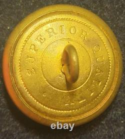 CIVIL War Confederate Army General Service C S A Button Albert # Cs-81-b Coat