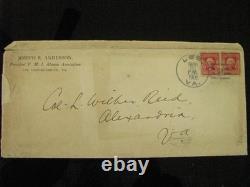 CIVIL War Confederate Colonel Wilber Reid Letter To Joseph Anderson Jr VMI