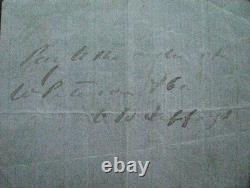 CIVIL War Confederate General Richard Ewell Staff Order July 1664