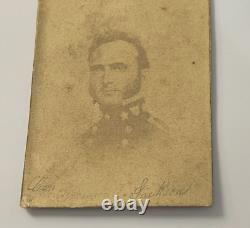 CIVIL War Confederate General Thomas Stonewall Jackson Photo CDV Card Writing