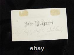 CIVIL War Confederate Lynchburg Virgina John Warwick Daniel 1890