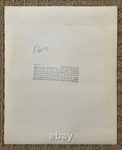 CIVIL War Confederate Maj. Gen. Joseph R. Davis Official Ww2 Us Army Photo 1943