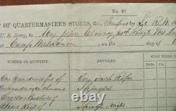 CIVIL War Dakota Wisconsin 31st Infantry Sioux War 1864 Fort Building Supplies