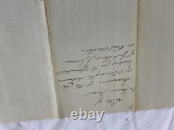 CIVIL War Delaware General Thomas J Jordan Reference Letter To Pres. Hayes 1877