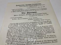 CIVIL War Freedman's Bureau Charleston Order General Oo Howard 1867 Funds