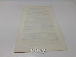 CIVIL War Freedman's Bureau Charleston Order General Oo Howard 1867 Funds