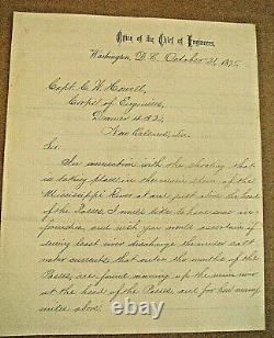 CIVIL War General Andrew A Humphreys Letter 1875