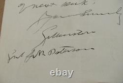 CIVIL War General General Gilman Marston Letter To New Hampshire Comrade