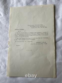 CIVIL War General Geogre Thomas Command Order Bowling Green Ky 1862
