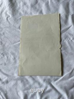 CIVIL War General Geogre Thomas Command Order Bowling Green Ky 1862