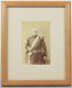 Civil War General Henry Benham. Cabinet Card. 8x10 Frame, Archival Matting
