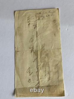 CIVIL War General Joab Patterson Sgn Adams Express Money Receipt 1865