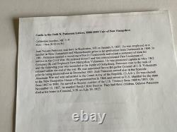 CIVIL War General Joab Patterson Sgn Adams Express Money Receipt 1865