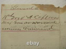 CIVIL War General Oliver O Howard Command Order Tennessee River 1864