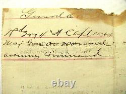 CIVIL War General Oo Howard Command Order 1864 Loudon Tennessee