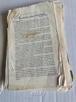 CIVIL War General Orders Lot Of 35 Tenn Missouri Virginia DC Court Martial Etc