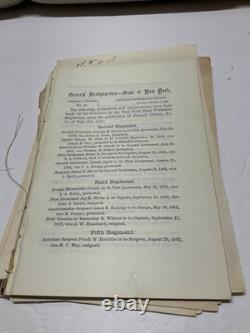 CIVIL War General Orders Lot Of 35 Tenn Missouri Virginia DC Court Martial Etc