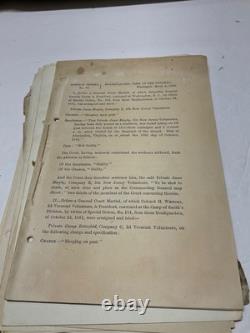 CIVIL War General Orders Lot Of 35 Tenn Missouri Virginia DC Court Martial Etc
