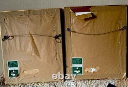 CIVIL War Generals Robert E. Lee/james Longstreet Vintage Portraits Lot Of 2