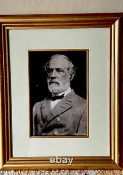 CIVIL War Generals Robert E. Lee/james Longstreet Vintage Portraits Lot Of 2