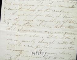 CIVIL War Goldsboro North Carolina 12th New York Cavalryman Letter March 31 1865