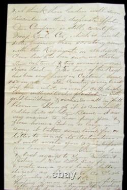 CIVIL War Goldsboro North Carolina 12th New York Cavalryman Letter March 31 1865
