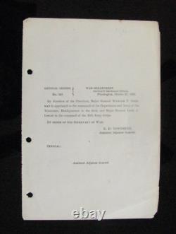 CIVIL War Illinois General John A Logan 15th Corp Command Order 1863