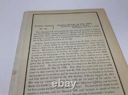 CIVIL War Indiana Union General Jefferson C Davis Us Army Mourning Eulogy 1879