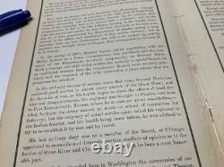 CIVIL War Indiana Union General Jefferson C Davis Us Army Mourning Eulogy 1879