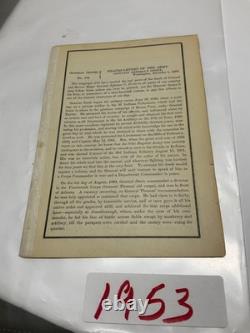CIVIL War Indiana Union General Jefferson C Davis Us Army Mourning Eulogy 1879