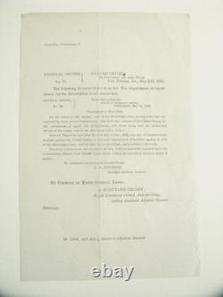 CIVIL War Louisiana Execution Of Guerrillas Order 1865