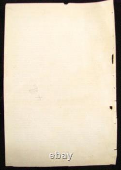 CIVIL War Louisiana General Banks Command Order 1862