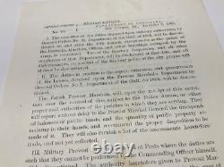 CIVIL War Louisiana Restored To CIVIL Law General Order General 1865 Sabbath