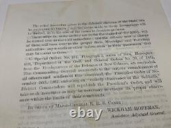 CIVIL War Louisiana Restored To CIVIL Law General Order General 1865 Sabbath
