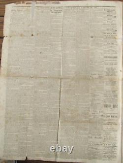 CIVIL War Memphis Tennessee Daily Appeal Confederate Newspaper 1861