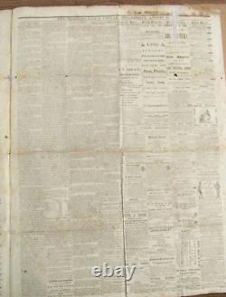 CIVIL War Memphis Tennessee Daily Appeal Confederate Newspaper 1861