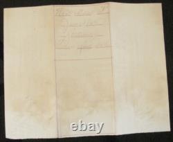 CIVIL War Minnesota General CC Andrews Mobile Alabama Signed Requisition 1865